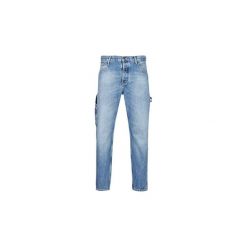 Jeansy straight leg Tommy Jeans TAPERED CARPENTER TJ 2003 PRKLR. Niebieskie jeansy męskie Tommy Jeans, m, bez wzorów. Za 423,20 zł.