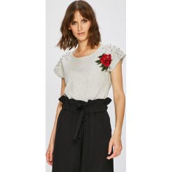 Haily's - Top Rosa. Szare topy damskie marki Haily's, s, z elastanu, z okrągłym kołnierzem. W wyprzedaży za 59,90 zł.