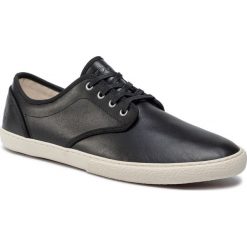 Tenisówki POLO RALPH LAUREN - Ethan Lace 816764323001 Black. Czarne półbuty męskie Polo Ralph Lauren, bez wzorów, ze skóry, klasyczne, bez zapięcia. W wyprzedaży za 299,00 zł.