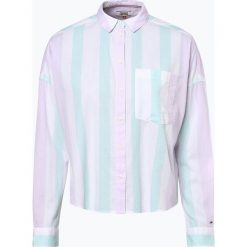 Tommy Jeans - Bluzka damska, różowy. Różowe bluzki damskie Tommy Jeans, s, bez wzorów, z jeansu, retro, bez kołnierzyka, bez rękawów. Za 279,95 zł.