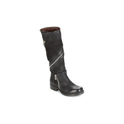 Kozaki Airstep / A.S.98 SAINT EC ZIP. Czarne kozaki damskie marki Airstep / A.S.98, bez obcasa, bez zapięcia. Za 1055,20 zł.