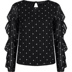 Guess Bluzka. Bluzki damskie Guess, na co dzień, z aplikacjami, z tkaniny, z okrągłym kołnierzem, bez rękawów. Za 179,00 zł.
