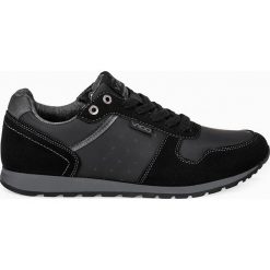Buty męskie sportowe T261 - czarne. Czarne buty sportowe męskie Inny, z materiału, bez zapięcia. Za 65,00 zł.