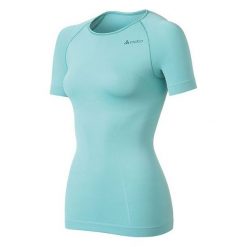 Odlo Koszulka damska Evolution Light turkusowa r. XS (181011). Niebieskie topy sportowe damskie marki Odlo, xs. Za 65,74 zł.