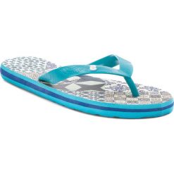 Japonki DESIGUAL - Flip Flop Mosaic 18SSHF16 5043. Niebieskie klapki damskie Desigual, bez wzorów, z tworzywa sztucznego, bez obcasa. Za 99,90 zł.