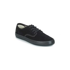 Buty Fred Perry MERTON SUEDE. Czarne trampki męskie Fred Perry, bez wzorów, bez zapięcia. Za 549,00 zł.