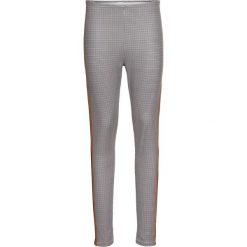 Legginsy z paskami z boku bonprix beżowo-brązowy wzorzysty. Brązowe legginsy damskie bonprix, w paski. Za 99,99 zł.