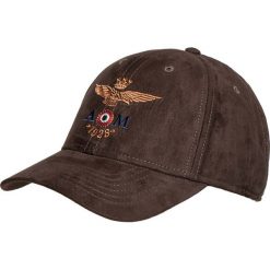 Czapka AERONAUTICA MILITARE Brązowy. Pomarańczowe czapki męskie marki Aeronautica Militare. Za 220,00 zł.