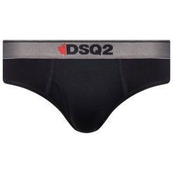 Slipy Dsquared2 Underwear D9L672280. Białe slipy męskie Dsquared2 Underwear, xl, bez wzorów, z elastanu. W wyprzedaży za 109,00 zł.