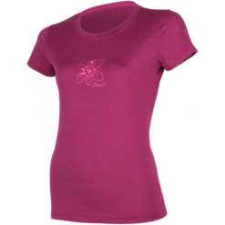 Topy sportowe damskie: Sensor Koszulka Termoaktywna Z Krótkim Rękawem Merino Wool Active Pt Orchidea W Lilla M