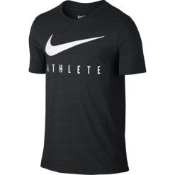 Nike Koszulka Sportowa Db Mesh Swoosh Athlete Tee 806377 032 Xl. Czarne koszulki do fitnessu męskie Nike, m, z meshu, dri-fit (nike). W wyprzedaży za 89,00 zł.