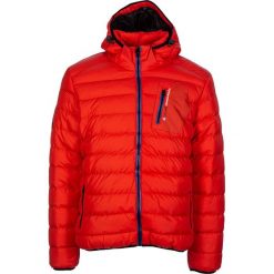 Kurtka zimowa w kolorze czerwonym. Czerwone płaszcze męskie Peak Mountain, na zimę, m, bez wzorów, bez kaptura. W wyprzedaży za 229,95 zł.