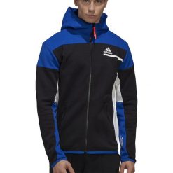 ADIDAS Z.N.E. FULL-ZIP HOODIE > GM6532. Bluzy męskie Adidas, xl, bez wzorów, z bawełny, street, z kapturem, bez rękawów, z kapturem. Za 359,99 zł.