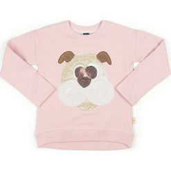 Bluza w kolorze jasnoróżowym. Czerwone bluzy dziewczęce Street Monkey. W wyprzedaży za 69,95 zł.