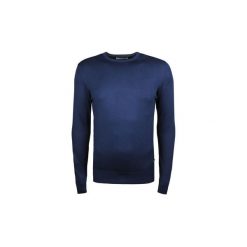 Swetry Trussardi U11TR6022. Niebieskie swetry męskie Trussardi, xxl, bez wzorów, bez kołnierzyka, bez kaptura. Za 259,00 zł.