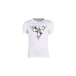 T-shirty z krótkim rękawem Guess TRIANGLE STAMP. Białe t-shirty męskie Guess, xs, z aplikacjami, bez kołnierzyka, krótkie. Za 135,20 zł.