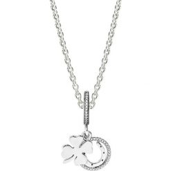 Srebrna zawieszka. Szare zawieszki damskie Pandora, srebrne. W wyprzedaży za 179,95 zł.