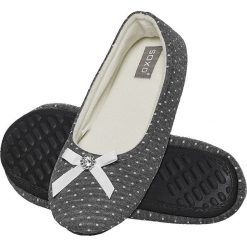 Soxo - Kapcie. Szare kapcie damskie marki Soxo, z materiału. Za 49,99 zł.