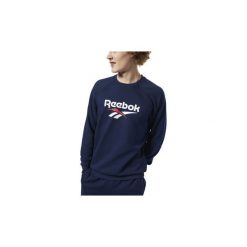 Bluzy Reebok Classic Bluza Classics Vector Crew. Niebieskie bluzy męskie Reebok Classic, s, bez wzorów, bez kołnierzyka, bez rękawów, bez kaptura. Za 229,00 zł.