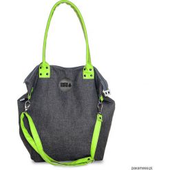 Torba Worek City Denim #LIMONKA. Szare torebki klasyczne damskie Pakamera, z denimu. Za 189,00 zł.