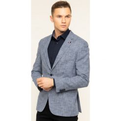 Marynarka Tommy Hilfiger Tailored Houdstood TT0TT06920. Niebieskie marynarki męskie Tommy Hilfiger Tailored, m, bez wzorów, z bawełny, biznesowe. W wyprzedaży za 1049,00 zł.