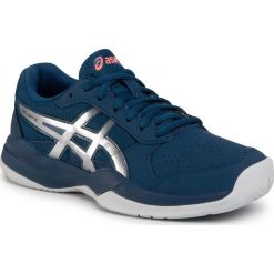 Buty ASICS - Gel-Game 7 Gs 1044A008 Mako Blue/Pure Silver 402. Niebieskie buty sportowe damskie Asics, bez wzorów, ze skóry ekologicznej, sportowe, tenisowe. Za 229,00 zł.
