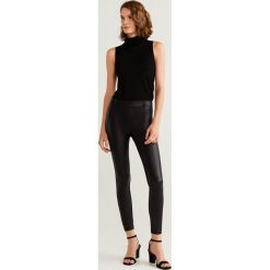 Mango - Legginsy Bang. Czarne spodnie damskie Mango, s, bez wzorów, z elastanu. Za 89,90 zł.