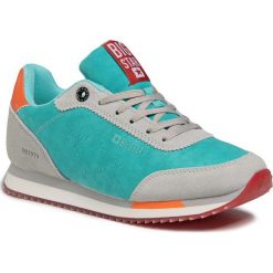 Sneakersy BIG STAR - FF274872 Green. Zielone półbuty damskie BIG STAR, na co dzień, bez wzorów, z zamszu, retro, bez obcasa, na płaskiej podeszwie, bez zapięcia. Za 199,00 zł.