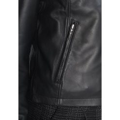 Schott NYC ZIP UP MOTOCYCLE JACKET Kurtka skórzana black. Czarne kurtki damskie marki Schott NYC, z materiału. W wyprzedaży za 794,50 zł.