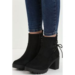Czarne Botki Subconscious. Czarne botki damskie lity Born2be, na wysokim obcasie, na zamek. Za 54,99 zł.