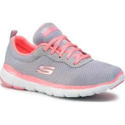 Buty SKECHERS - 13070 LGHP Grey 1. Szare buty sportowe damskie Skechers, bez wzorów, z tworzywa sztucznego, sportowe, na fitness i siłownię. Za 259,00 zł.
