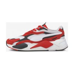 Puma Rs-X³ Super Tenisówki Czerwony Biały. Czerwone trampki męskie Puma, bez wzorów, ze skóry, bez zapięcia. Za 498,95 zł.