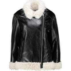 Topshop VINYL BIKER Kurtka przejściowa black. Czarne kurtki damskie marki Topshop, bez wzorów, z wiskozy, bez kaptura. W wyprzedaży za 343,85 zł.
