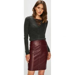 Only - Sweter Miramar. Brązowe swetry klasyczne damskie ONLY, l, z dzianiny. Za 129,90 zł.