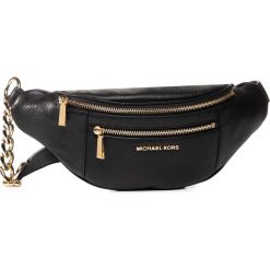Saszetka nerka MICHAEL MICHAEL KORS - Mott 30S9GOXN6L Black. Czarne nerki damskie MICHAEL Michael Kors, bez wzorów, ze skóry, bez dodatków. W wyprzedaży za 729,00 zł.