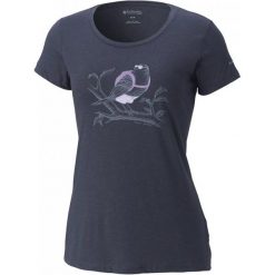 Columbia T-Shirt Damski Birdy Buddy Short Sleeve Tee India Ink, M. Szare bluzki sportowe damskie marki Columbia, m, z krótkim rękawem. W wyprzedaży za 85,00 zł.