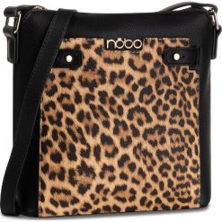 Torebka NOBO - NBAG-H0460-CM20 Czarny Z Brązowym. Pomarańczowe listonoszki damskie Nobo, bez wzorów, ze skóry ekologicznej, eleganckie, bez dodatków. W wyprzedaży za 139,00 zł.