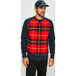 Tommy Hilfiger - Bluza. Czarne bluzy męskie TOMMY HILFIGER, l, z bawełny, bez kaptura. Za 549,90 zł.