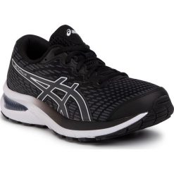 Buty ASICS - Gel-Cumulus 22 Gs 1014A148 Black/Carrier Grey. Czarne buty sportowe damskie Asics, bez wzorów, ze skóry ekologicznej, sportowe, do biegania. Za 299,00 zł.