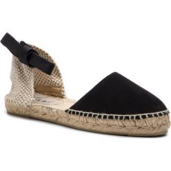Espadryle Manebi Flat Valenciana K 1.0 P0. Czarne espadryle damskie Manebi, bez wzorów, bez obcasa. W wyprzedaży za 279,00 zł.