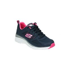 Buty Skechers 12713-NVHP. Niebieskie buty sportowe damskie marki Skechers. Za 263,62 zł.