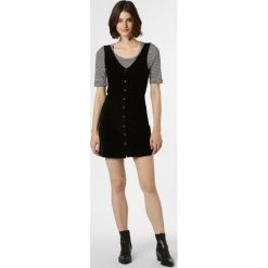 ONLY - Sukienka damska – Onlfenja, czarny. Czarne sukienki damskie ONLY, xs, bez wzorów, ze sztruksu, bez kołnierzyka, bez rękawów. Za 159,95 zł.