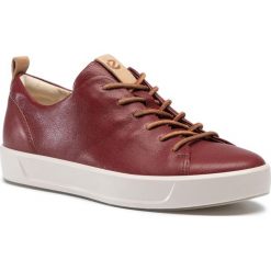 Sneakersy ECCO - Soft 8 Ladies 44079301330 Fired Brick. Czerwone półbuty damskie ecco, ze skóry. Za 649,00 zł.