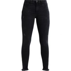 GAP ANKLE Jeans Skinny Fit worn black. Czarne jeansy damskie relaxed fit marki GAP, z bawełny. Za 249,00 zł.