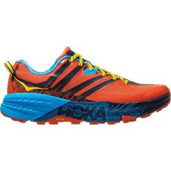 Buty Hoka Speedgoat 3 M Niebiesko-Pomarańczowe. Pomarańczowe buty sportowe męskie HOKA, bez zapięcia, do biegania. Za 599,99 zł.