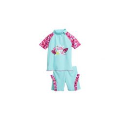 Spodnie niemowlęce: Playshoes Strój kąpielowy-komplet UV Flamingo