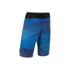 Spodenki surfing długie Lafitenia Tension dla dzieci. Niebieskie spodenki chłopięce TRIBORD, bez wzorów, z poliesteru, sportowe, długie. Za 79,99 zł.