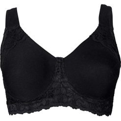 Bielizna damska: Biustonosz t-shirt bez fiszbinów bonprix czarny