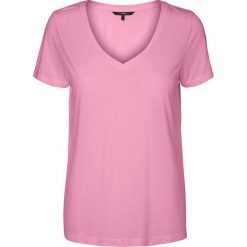 Vero Moda Koszulka damska Spicy V-neck Ss Top Color Pryzmat Pink (rozmiar M). Różowe koszulki damskie Vero Moda, m, bez wzorów, bez kołnierzyka. W wyprzedaży za 28,00 zł.