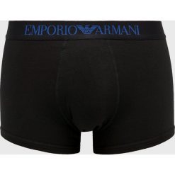 Emporio Armani - Bokserki. Czarne bokserki męskie marki Emporio Armani, z elastanu. W wyprzedaży za 89,90 zł.